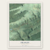 Frailey, Pennsylvania map print, the full design