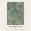 Lake Barrington, Illinois map print, the full design