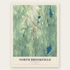 North Brookfield, Massachusetts map print, the full design