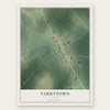 Tarrytown, Georgia map print, the full design