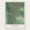 Angel Fire, New Mexico map print, the full design