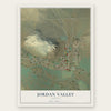 Jordan Valley, Oregon map print, the full design