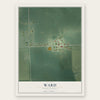 Ward, South Dakota map print, the full design