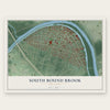 South Bound Brook, New Jersey map print, the full design