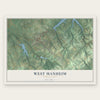 West Manheim, Pennsylvania map print, the full design