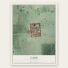 CARE, Maryland map print, the full design