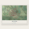 McCook, Nebraska map print, the full design