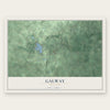 Galway, New York map print, the full design