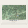 Charlestown, Pennsylvania map print, the full design