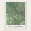 Town of Reedsburg, Wisconsin map print, the full design
