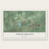 North Lebanon, Pennsylvania map print, the full design