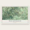 West Nottingham, Pennsylvania map print, the full design