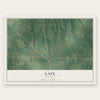 Lafe, Arkansas map print, the full design