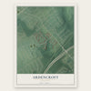 Ardencroft, Delaware map print, the full design