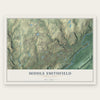 Middle Smithfield, Pennsylvania map print, the full design