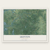 Quinton, New Jersey map print, the full design