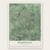 Weddington, North Carolina map print, the full design