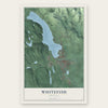 Whitefish, Montana map print, the full design