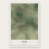Spur, Texas map print, the full design