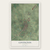 Covington, Tennessee map print, the full design