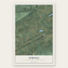 Spring, Snyder County, Pennsylvania map print, the full design