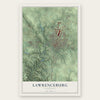 Lawrenceburg, Tennessee map print, the full design