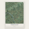 Fermanagh, Pennsylvania map print, the full design