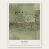 Genoa, Colorado map print, the full design