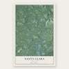 Santa Clara, New York map print, the full design