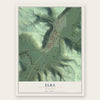 Elba, Minnesota map print, the full design