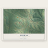 Midway, Alabama map print, the full design
