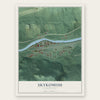 Skykomish, Washington map print, the full design