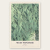 West Windsor, Vermont map print, the full design