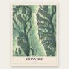 Granville, Vermont map print, the full design