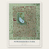 Powderhorn Park, Minnesota map print, the full design