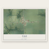 Yale, Illinois map print, the full design