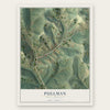 Pullman, West Virginia map print, the full design