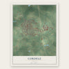 Cordele, Georgia map print, the full design