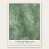 Town of Weston, Clark County, Wisconsin map print, the full design