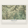 Sergeant, Pennsylvania map print, the full design