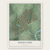 Ridley Park, Pennsylvania map print, the full design