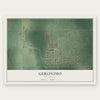 Geronimo, Oklahoma map print, the full design