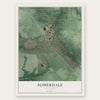 Somerdale, New Jersey map print, the full design