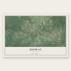 Midway, Florida map print, the full design