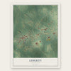 Liberty, Mississippi map print, the full design
