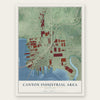 Canton Industrial Area, Maryland map print, the full design