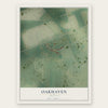 Oakhaven, Arkansas map print, the full design