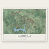 Gainesville, Virginia map print, the full design