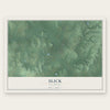 Slick, Oklahoma map print, the full design