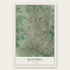 Raytown, Missouri map print, the full design